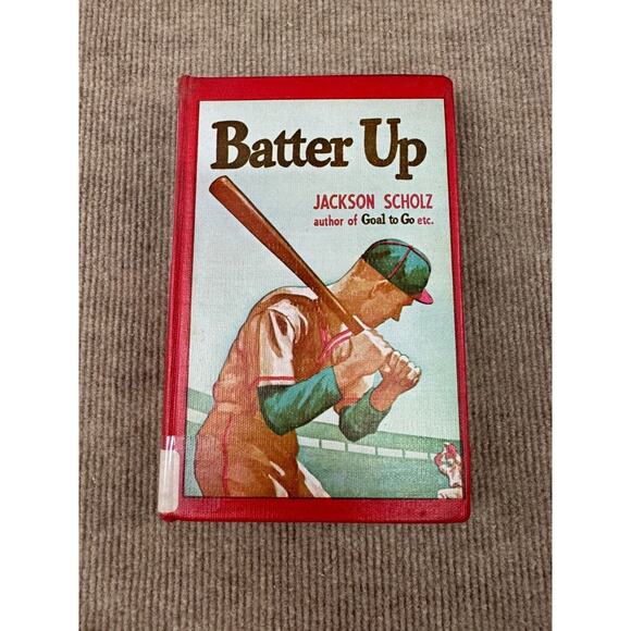 Vintage 1967 Batter Up by Jackson Volney Scholz Hardcover Baseball Book - Picture 1 of 8